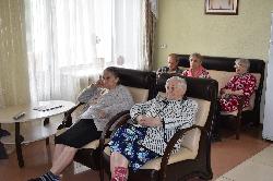 В ОБСУСО «Дом-интернате для ветеранов войны и труда «Лесное» прошел кинопоказ.