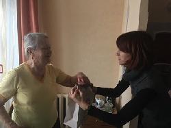 В ОБСУСО «Дом-интернате для ветеранов войны и труда «Лесное» поздравили январских именинников.