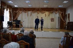 В ОБСУСО «Дом-интернат для ветеранов войны и труда «Лесное» для проживающих прошел урок в "Школе безопасности"