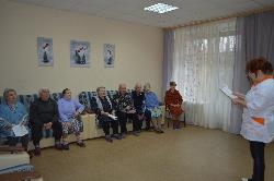 В ОБСУСО «Дом-интернат для ветеранов войны и труда «Лесное» для проживающих организован цикл занятий в «Школе здоровья» на тему "Остеопорозу - нет"