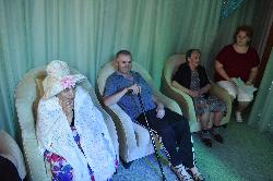 В ОБСУСО «Дом-интернат для ветеранов войны и труда «Лесное» для проживающих прошли занятия в сенсорной комнате.