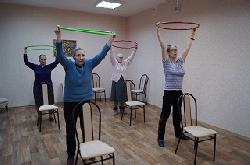 В ОБСУСО «Дом-интернате для ветеранов войны и труда «Лесное» прошло занятие по танцевальной терапии.