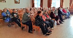 В ОБСУСО «Дом-интернате для ветеранов войны и труда «Лесное» прошел кинопоказ.